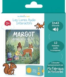 Coffret livre audio - margot apprentie veto - LUNII