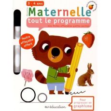 Mes fiches effaçables petite section : Tout le programme 3-4 ans. Avec un feutre effaçable - Gravier-Badreddine Delphine