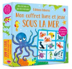 Sous la mer. Jeu de loto et de mémoire - 4 planches, 36 cartes et un livre - Nolan Kate - Lucas Gareth - Duran Véronique