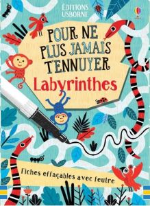 Labyrinthes. Fiches effaçables avec feutre - Akpojaro Jordan - Bowman Lucy - Cook Lan - Valdivi