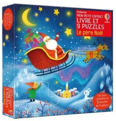 Le père Noël. Avec 1 livre cartonné et 3 puzzles de 9 pièces - Nolan Kate - Dabija Violeta