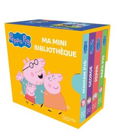 Peppa Pig : Ma mini bibliothèque. Coffret en 4 volumes : Maman Pig %3B George %3B Peppa %3B Papa Pig - HASBRO