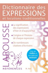 Dictionnaire des expressions et locutions traditionnelles - Rat Maurice