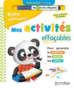 Mes activités effaçables petite section - Ahrweiller Lucile