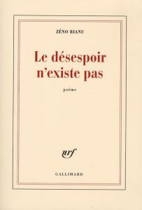 Le désespoir n'existe pas - Bianu Zéno