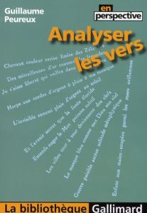 Analyser les vers - Peureux Guillaume