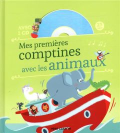 Mes premières comptines avec les animaux. Avec 1 CD audio - Brunelet Madeleine