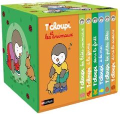 T'choupi et les animaux. Coffret en 6 volumes : T'choupi à la mer %3B T'choupi dans la savane %3B T'chou - Courtin Thierry