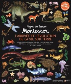 L'arrivée et l'évolution de la vie sur Terre. 1 ligne du temps illustrée et légendée, 1 ligne du tem - Place Marie-Hélène - Normand Marlène - Tortosa Thi