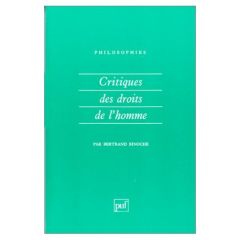 Critique des droits de l'homme - Binoche Bertrand