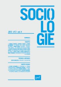 Sociologie Volume 4 N° 3/2013 - Paugam Serge