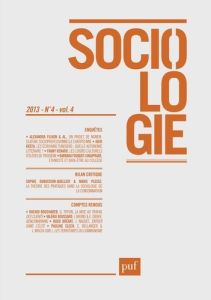 Sociologie Volume 4 N° 4/2013 - Paugam Serge