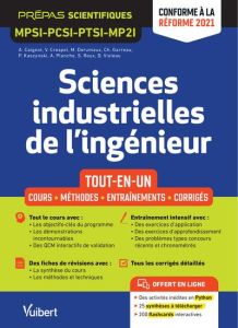 Sciences industrielles de l'ingénieur MPSI-PCSI-PTSI-MP2I. Tout-en-un - Cours-méthodes, entraînement - Caignot Alain - Crespel Vincent - Violeau David