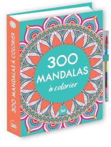 300 mandalas à colorier. Avec 1 crayon - Collectif