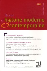 Revue d'histoire moderne et contemporaine Tome 55 N° 1, Janvier-mars 2008 - Lanoë Catherine