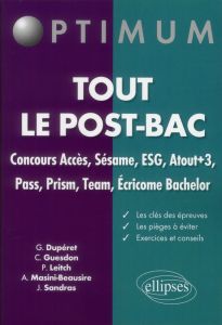 Tout le post-bac - Dupéret Guillaume - Sandras Julien - Leitch Paul -