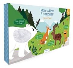 Mon coffret à toucher Les animaux. Coffret en 4 volumes : Les animaux du froid %3B Les animaux de la f - Pinto Deborah