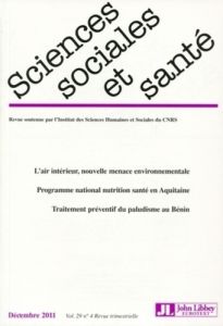 Sciences Sociales et Santé N° 29, décembre 2011 - Rabeharisoa Vololona