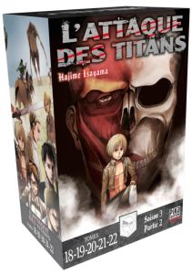 L'Attaque des Titans - Coffret Tomes 18 à 22. Coffret 5 tomes - Isayama Hajime - Chollet Sylvain - Marcel Olivier