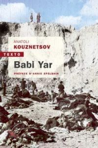 Babi Yar - Kuznetsov Anatoli - Epelboin Annie - MENANT Maya