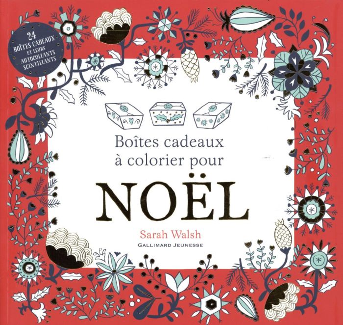 Emprunter Boîtes cadeaux à colorier pour Noël livre