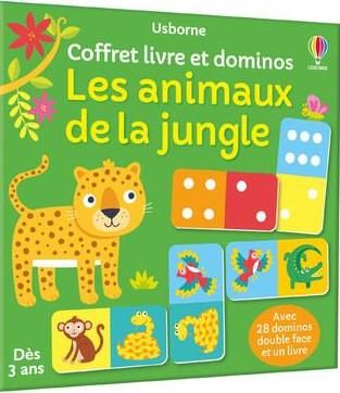 Emprunter Les animaux de la jungle. Avec 28 dominos double face et un livre livre