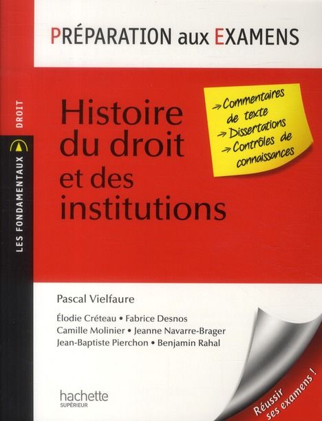 Emprunter Histoire du droit et des institutions livre