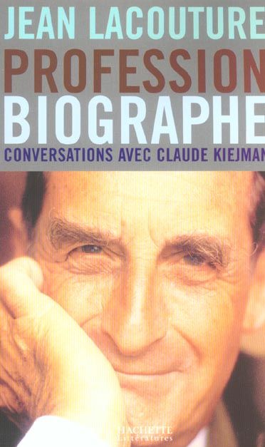 Emprunter Profession biographe. Conversations livre