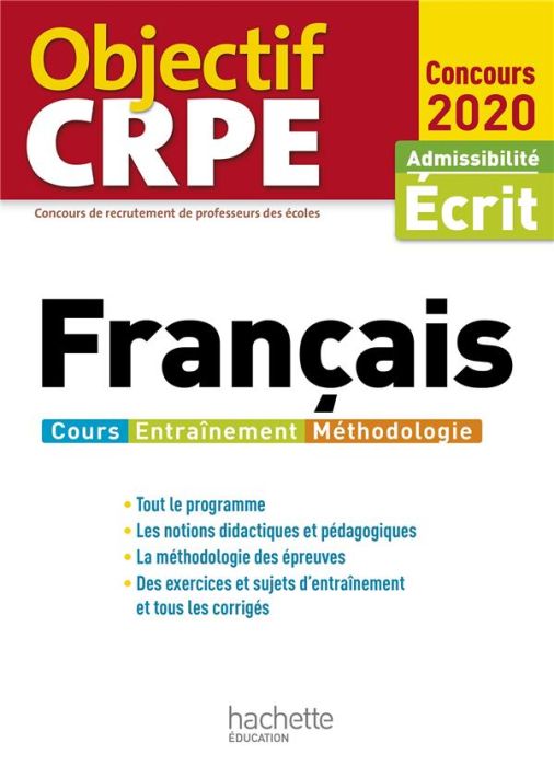 Emprunter Français. Admissibilité Ecrit, Edition 2020 livre