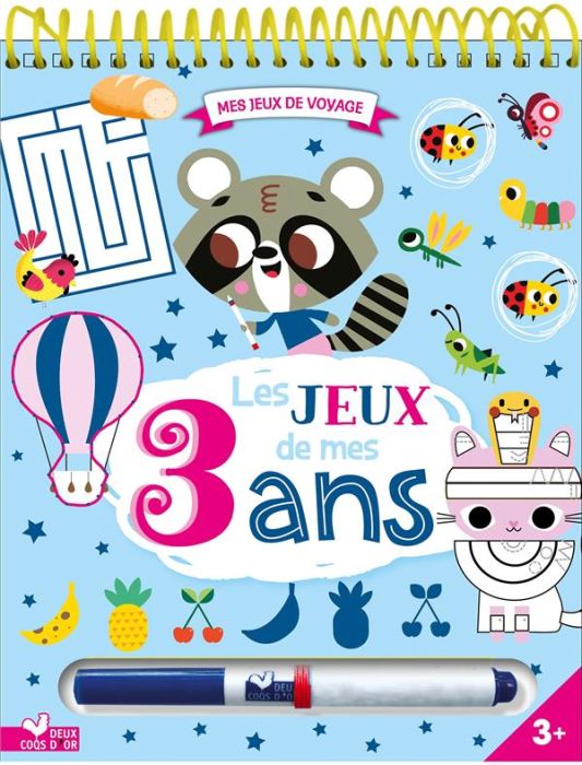 Emprunter Les jeux de mes 3 ans. Avec feutre effaçable livre