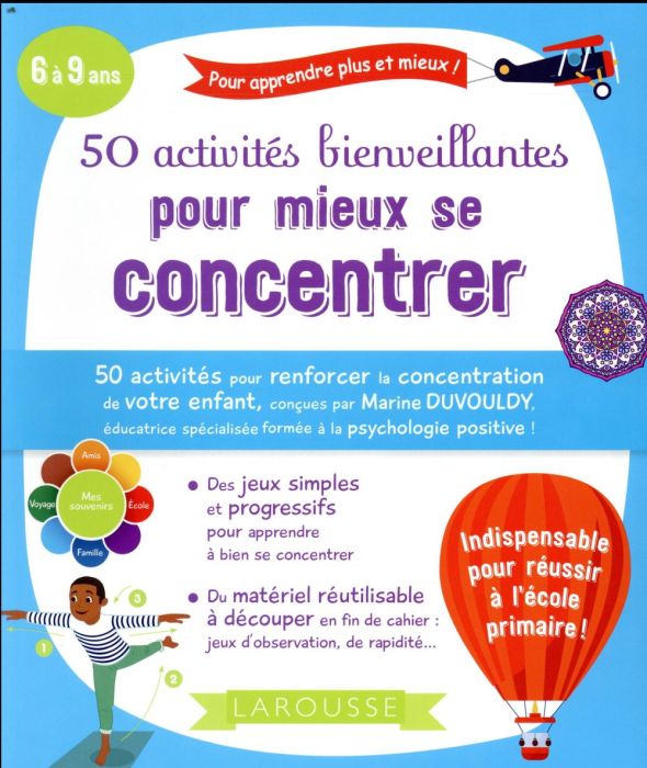 Emprunter 50 activités bienveillantes pour mieux se concentrer livre