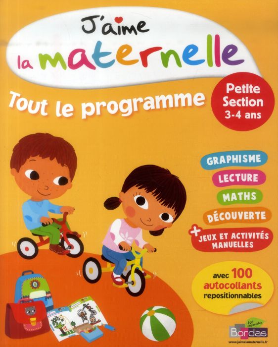 Emprunter J'aime la maternelle. Tout le programme petite section 3-4 ans livre