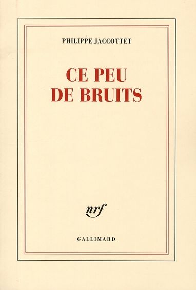 Emprunter Ce peu de bruits livre