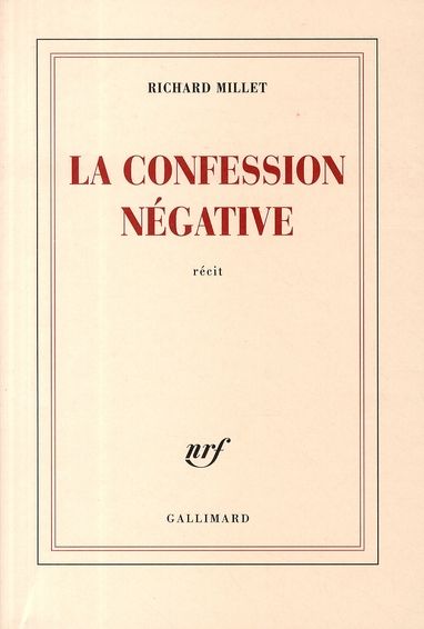 Emprunter La confession négative livre