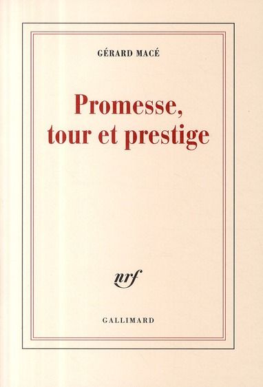 Emprunter Promesse, tour et prestige livre