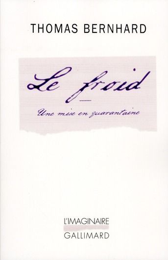 Emprunter Le froid. Une mise en quarantaine livre