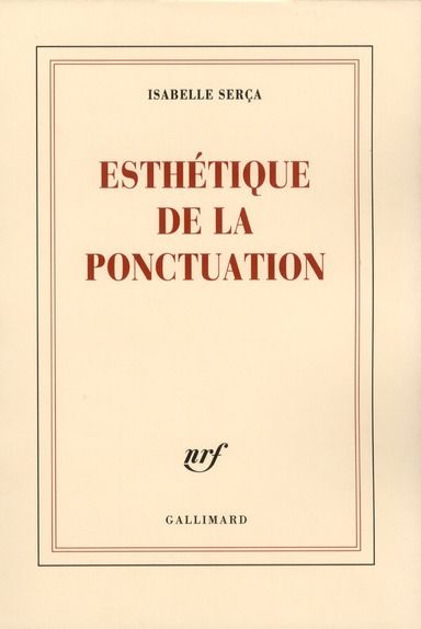 Emprunter Esthétique de la ponctuation livre