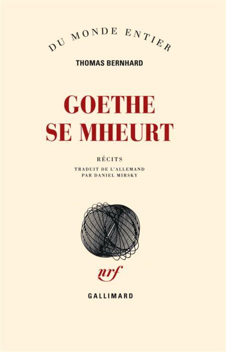 Emprunter Goethe se mheurt livre