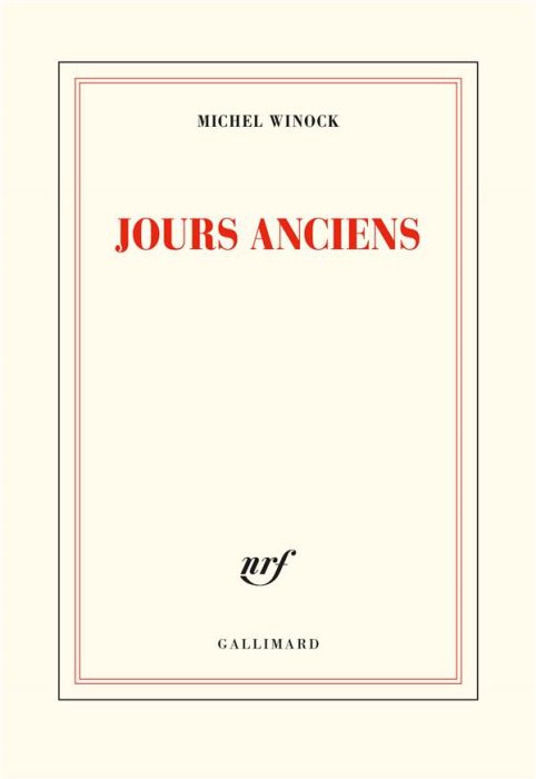 Emprunter Jours anciens livre