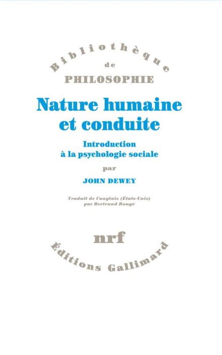 Emprunter Nature humaine et conduite. Introduction à la psychologie sociale livre