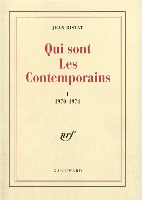 Emprunter Qui sont les contemporains ? livre