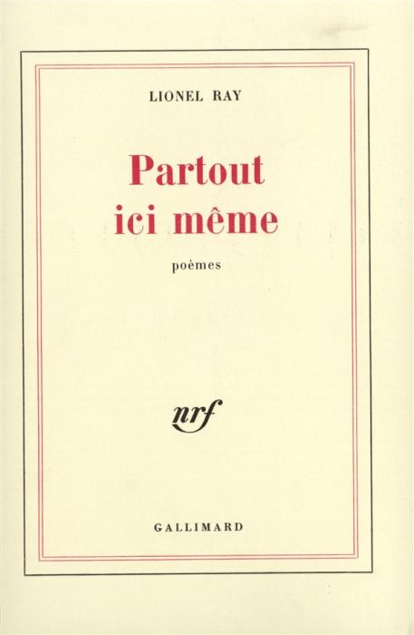 Emprunter Partout ici même (Tirage numéroté) livre