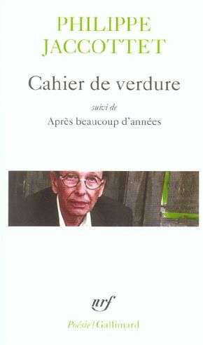 Emprunter Cahier de verdure. Suivi de Après beaucoup d'années livre