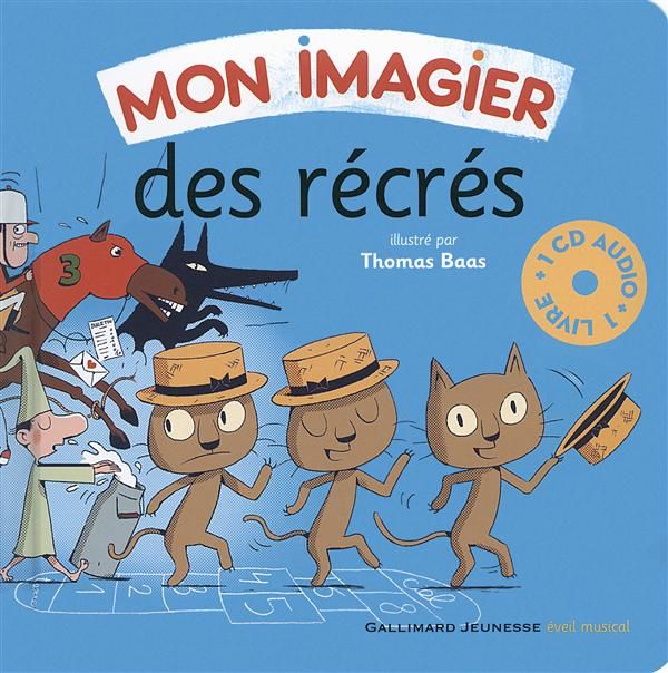 Emprunter Mon imagier des récrés. Avec 1 CD audio livre