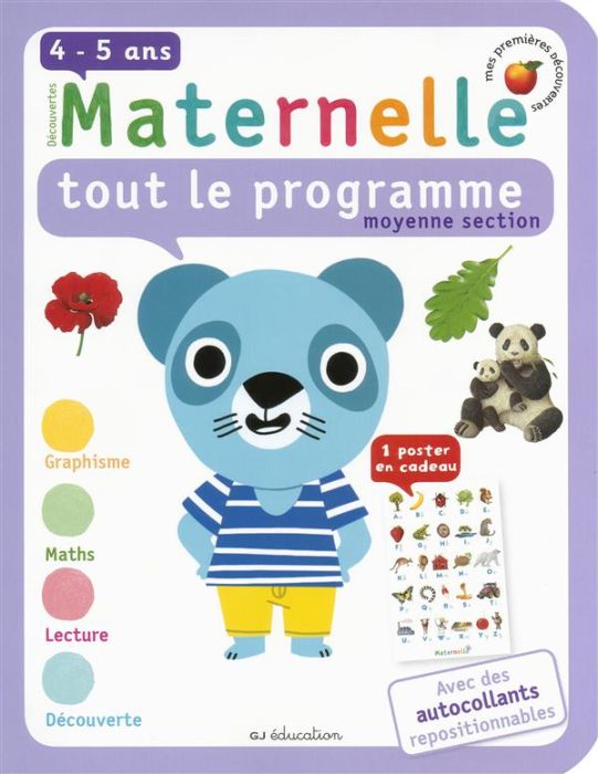 Emprunter Découvertes Maternelle. Moyenne section, 4-5 ans, 1 poster en cadeau livre