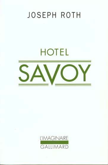 Emprunter Hôtel Savoy livre