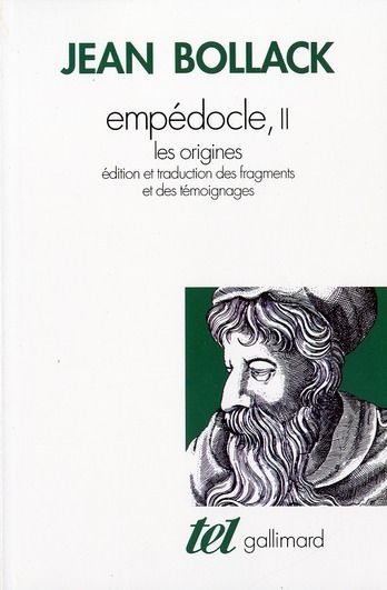 Emprunter Empédocle. Tome 2, Les origines : édition et traduction des fragments et des témoignages livre