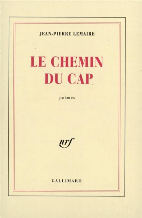 Emprunter Le chemin du cap. Poèmes livre