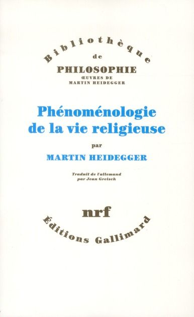 Emprunter Phénoménologie de la vie religieuse livre