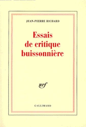 Emprunter Essais de critique buissonnière livre